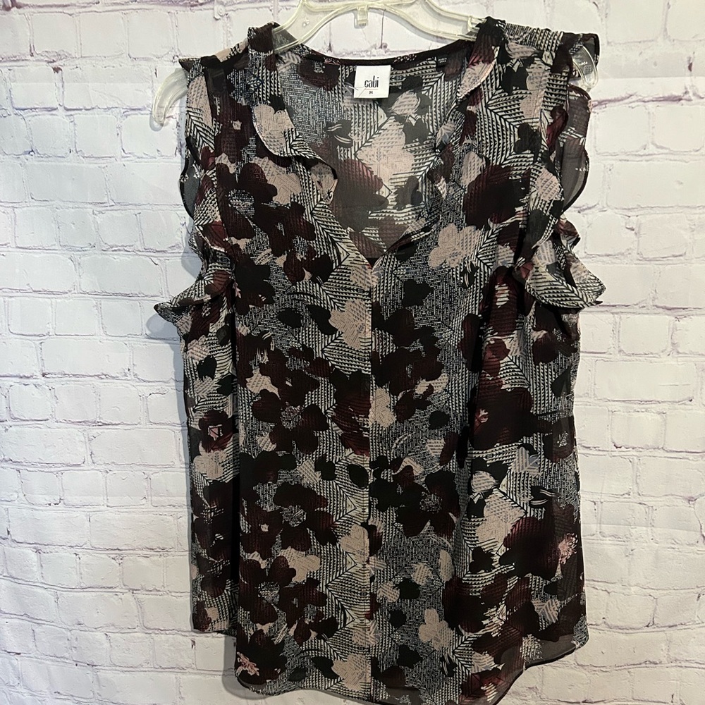 Cabi Weaver Top With Cani Size M - image 1